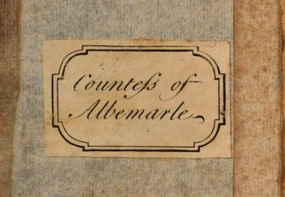 Exlibris Countess of Albemarle