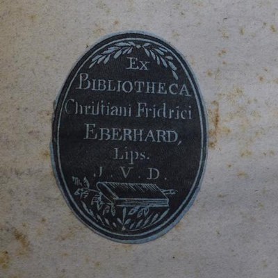 Exlibris Christian Friedrich Eberhard 