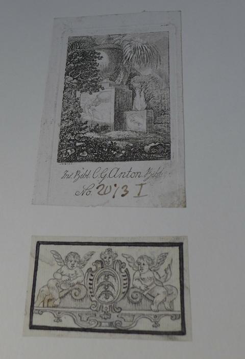 Exlibris Christian Gotthelf Anton (1756-1835)
