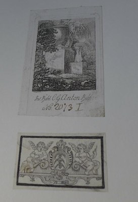 Exlibris Christian Gotthelf Anton (1756-1835)
