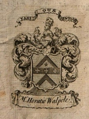 Exlibris Horace Walpole