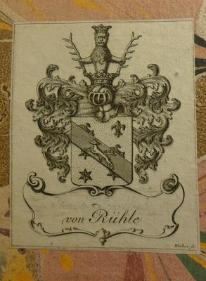 Exlibris Jakob Friedrich Rühle von Lilienstern