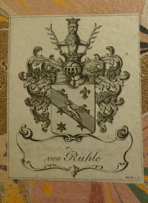 Exlibris Jakob Friedrich Rühle von Lilienstern