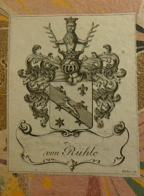 Exlibris Jakob Friedrich Rühle von Lilienstern