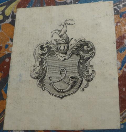 Exlibris Johann Gottfried von Hoyer (1726-1802)