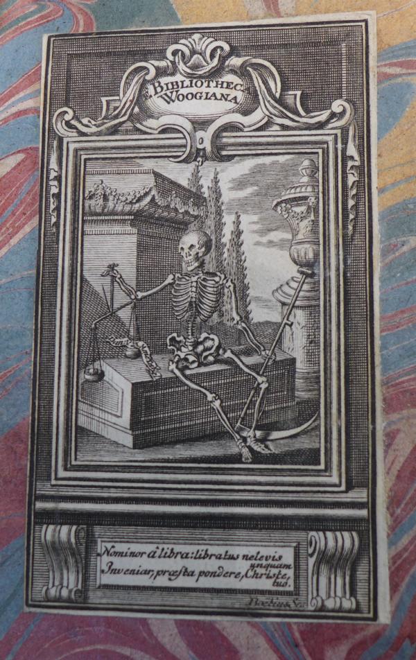 Exlibris Moritz Karl Christian Woog