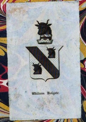 Exlibris William Holgate