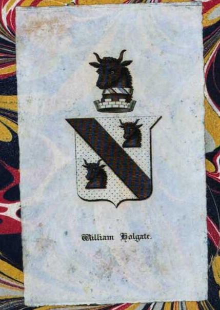 Exlibris William Holgate