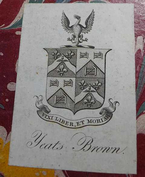 Exlibris Yeats Brown