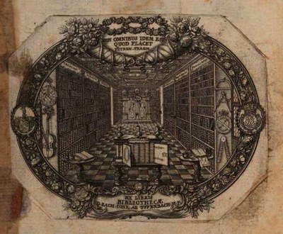 Exlibris Zacharias Konrad von Uffenbach