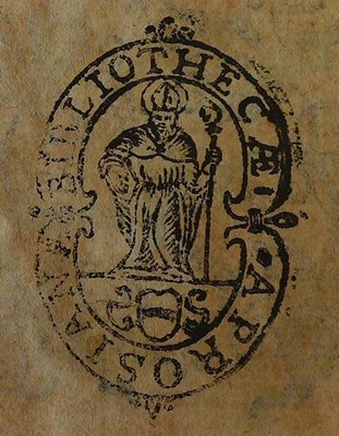 Stempel Bibliotheca Aprosiana
