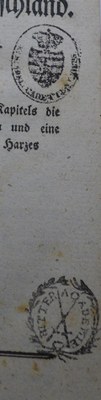 Stempel (Ritterakademie Liegnitz?)