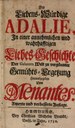 Titelblatt Tieck-Exemplar