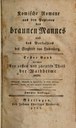 Titelblatt Tieck-Exemplar