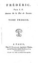 Titelblatt Tieck-Exemplar