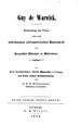 Titelblatt Tieck-Exemplar