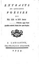 Titelblatt Tieck-Exemplar
