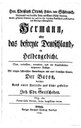 Titelblatt Tieck-Exemplar