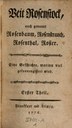 Titelblatt Tieck-Exemplar