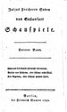 Titelblatt Tieck-Exemplar