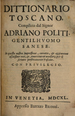 Titelblatt Tieck-Exemplar