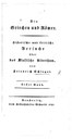 Titelblatt Tieck-Exemplar