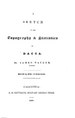 Titelblatt Tieck-Exemplar