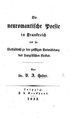 Titelblatt Tieck-Exemplar
