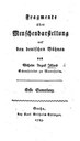 Titelblatt Tieck-Exemplar