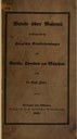Titelblatt Tieck-Exemplar