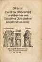Titelblatt Beispiel-Exemplar
