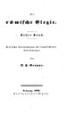 Titelblatt Tieck-Exemplar