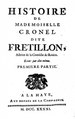 Titelblatt Tieck-Exemplar