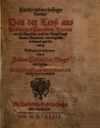 Titelblatt Tieck-Exemplar