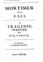 Titelblatt Tieck-Exemplar