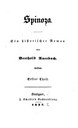 Titelblatt Tieck-Exemplar