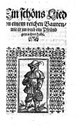 Titelblatt Tieck-Exemplar