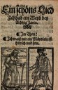 Titelblatt Tieck-Exemplar