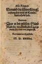 Titelblatt Tieck-Exemplar
