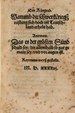 Titelblatt Tieck-Exemplar