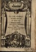 Titelblatt Tieck-Exemplar