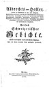 Titelblatt Tieck-Exemplar