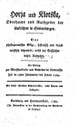 Titelblatt Tieck-Exemplar