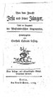 Titelblatt Tieck-Exemplar