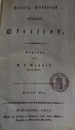 Titelblatt Tieck-Exemplar