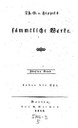 Titelblatt Tieck-Exemplar