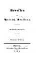 Titelblatt Tieck-Exemplar