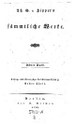 Titelblatt Tieck-Exemplar