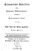 Titelblatt Tieck-Exemplar