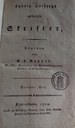 Titelblatt Tieck-Exemplar